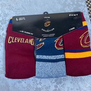 Men brand new Cleveland Cavalier socks